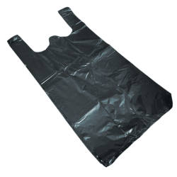 Bolsas camiseta AD negras....