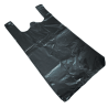 Bolsas camiseta AD negras. 45X60 aprox X60U..
