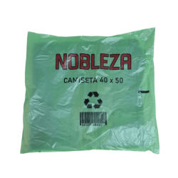 Bolsas camiseta AD negras. 40X50 aprox X60U..