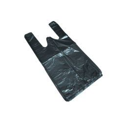 Bolsas camiseta AD negras....