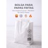 Bolsas para papas fritas. Antigrasa. X100U.