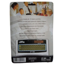 Calculadora Cifra. De escritorio u oficina. DT-880.