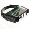 Lupa personal con luz. Pro´sKit. Tipo visera. 8PK-MA003N.