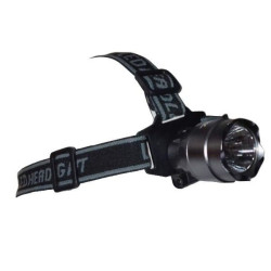 Linterna Led 3w Zurich. Con vincha ajustable. E9 07413.