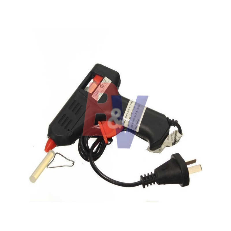 Mini Pistola de  pegar silicona Zurich. ZR-15. 8 watts. PHIP-03802.