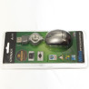 Mini Mouse óptico Satellite. Retráctil 75cm. USB.Plata. A-11 SILVER.