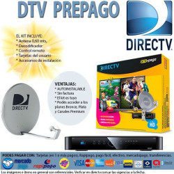 Kit Directv prepago autoinstalable Directv...