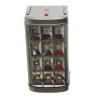 Luz emergencia 12 leds Zurich. Recargable batería grande. E8 0912LR.