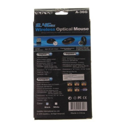 Mouse óptico de 5 botones Satellite. Inalámbrico. A-36G.