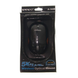 Mouse óptico de 5 botones Satellite. Inalámbrico. A-36G.