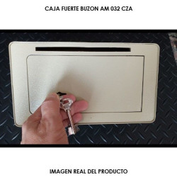 Caja fuerte buzon A.M.. Reducida, llave doble paleta. Art 032 CZAB.