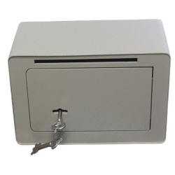 Caja fuerte buzon A.M.. Reducida, llave doble paleta. Art 032 CZAB.