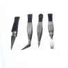 Juego 4 pinzas bruselas Pro´sKit. Acero inoxidable. HIMP00389.