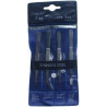Juego 4 pinzas bruselas Pro´sKit. Acero inoxidable. HIMP00389.