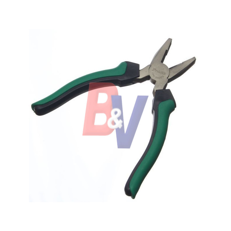 Pinza electricista Pro´sKit. verde. 1PK-052DS.