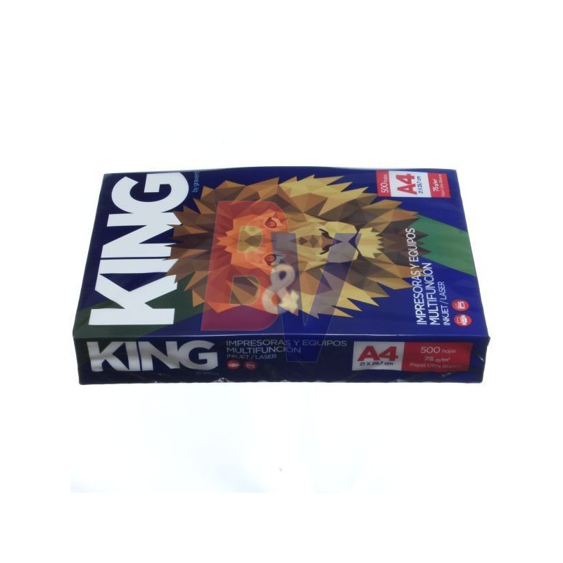 Resma de papel Gravent. 500 hojas. King 75 grs.