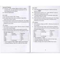 Tester Digital Pro´sKit. Frecuen, capacidad, temperatura. MT-1232.