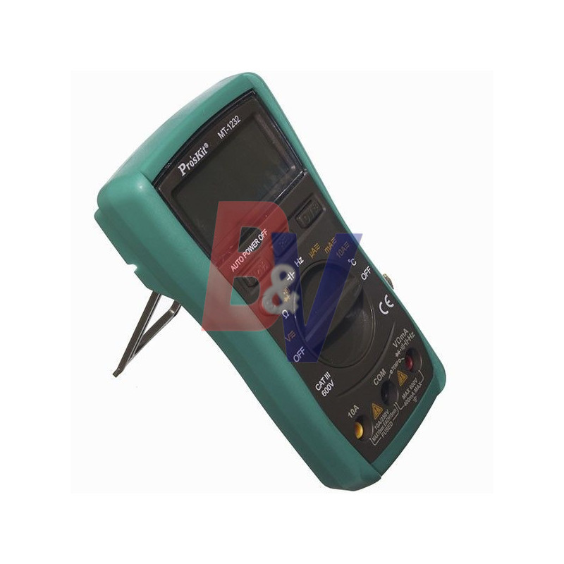 Tester Digital Pro´sKit. Frecuen, capacidad, temperatura. MT-1232.
