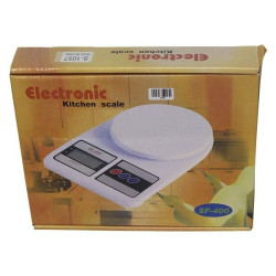 Balanza digital de cocina Electronic. 10 Kg. Div. X Gr. SF-400-10.