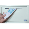 Caja fuerte DASA. Buzón recaudación. De amurar, 2 llaves. CF-20AB.