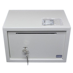 Caja fuerte DASA. Buzón recaudación. De amurar, 2 llaves. CF-20AB.