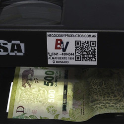 Detector de billetes falsos DASA. UV/MG/WM peso, dolar, euro. DB-9W.
