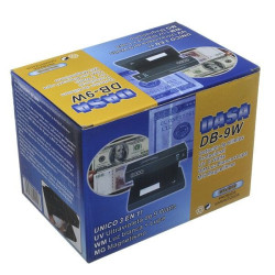 Detector de billetes falsos DASA. UV/MG/WM peso, dolar, euro. DB-9W.