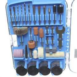 Kit de accesorios para mini torno Gamma. 175 piezas. G19506AC.