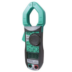 Pinza amperometrica dig Pro´sKit. Volt-ohm-Temp. Funda. MT-3102.