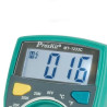 Tester multimetro digital Pro´sKit. DC AC OHM DIOD TEMP. MT-1233C.