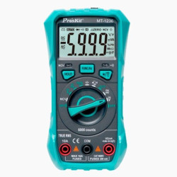 Tester multimetro digital Pro´sKit. TRUE RMS, frecuencia. MT-1236.