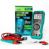 Multimetro digital, tester Pro´sKit. TRUE RMS, capacimetro. MT-1706.