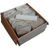 Caja 10 pack toalla intercalada Beige Generico. 20x24cm Económica..