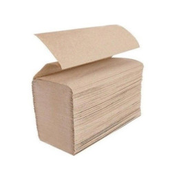Caja 10 pack toalla intercalada Beige Generico. 20x24cm Económica..
