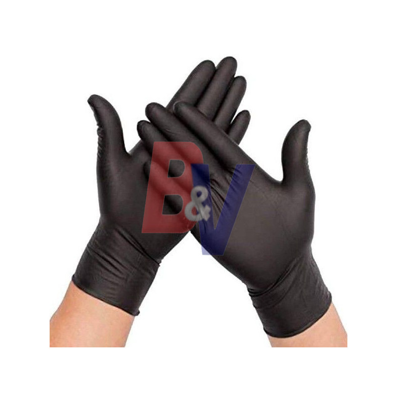 Guantes de Nitrilo con Anmat. Pack 100 unid.. Talla S.