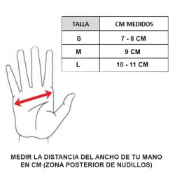 Guantes de Nitrilo con Anmat. Pack 100 unid.. Talla L.
