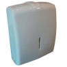 Dispenser toallas intercaladas de baño. Traba llave zig zag. ABS.