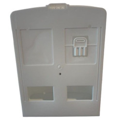 Dispenser toallas intercaladas de baño. Traba llave zig zag. ABS.