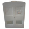 Dispenser toallas intercaladas de baño. Traba llave zig zag. ABS.