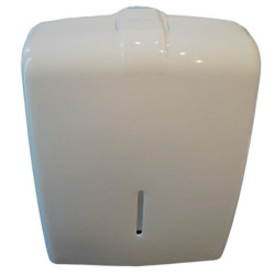 Dispenser toallas intercaladas de baño. Traba llave zig zag. ABS.