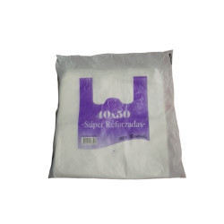 Bolsas camiseta AD blanca...