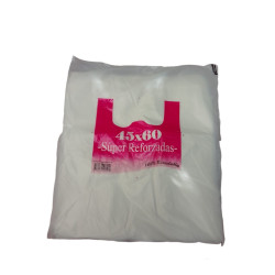 Bolsas camiseta AD blanca...