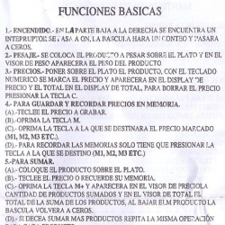 Balanza digital Rojem. 40 Kg, precio, doble visor, tara.. HBBE-208C.