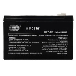Bateria 12V 7 AH Generico. Gel plomo..
