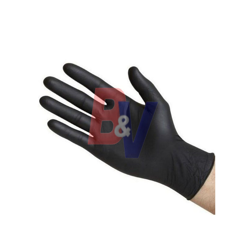 Guantes de Nitrilo con Anmat. Pack 100 unid. Talla XL..