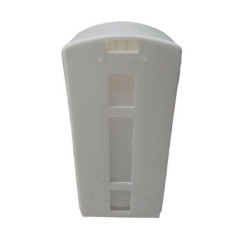 Dispenser jabon NYP. Tapa Blanca tecla azul llave zigzag. DA10415.