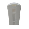Dispenser jabon NYP. Tapa Blanca tecla azul llave zigzag. DA10415.