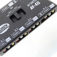 Tomas de salida del Selector Switch RCA, para la conexión de aparatos electrónicos y dispositivos Tomas de salida para la conexión de dispositivos