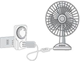 Conexión de un temporizador y un electrodoméstico